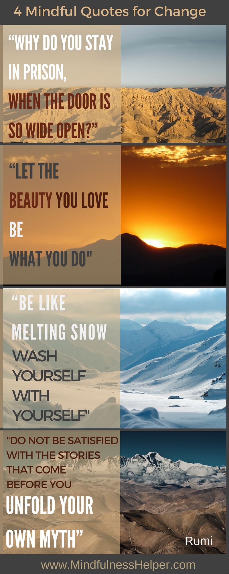 #MondayMotivation #Infographics #Quotes #Change #Mindful #Help